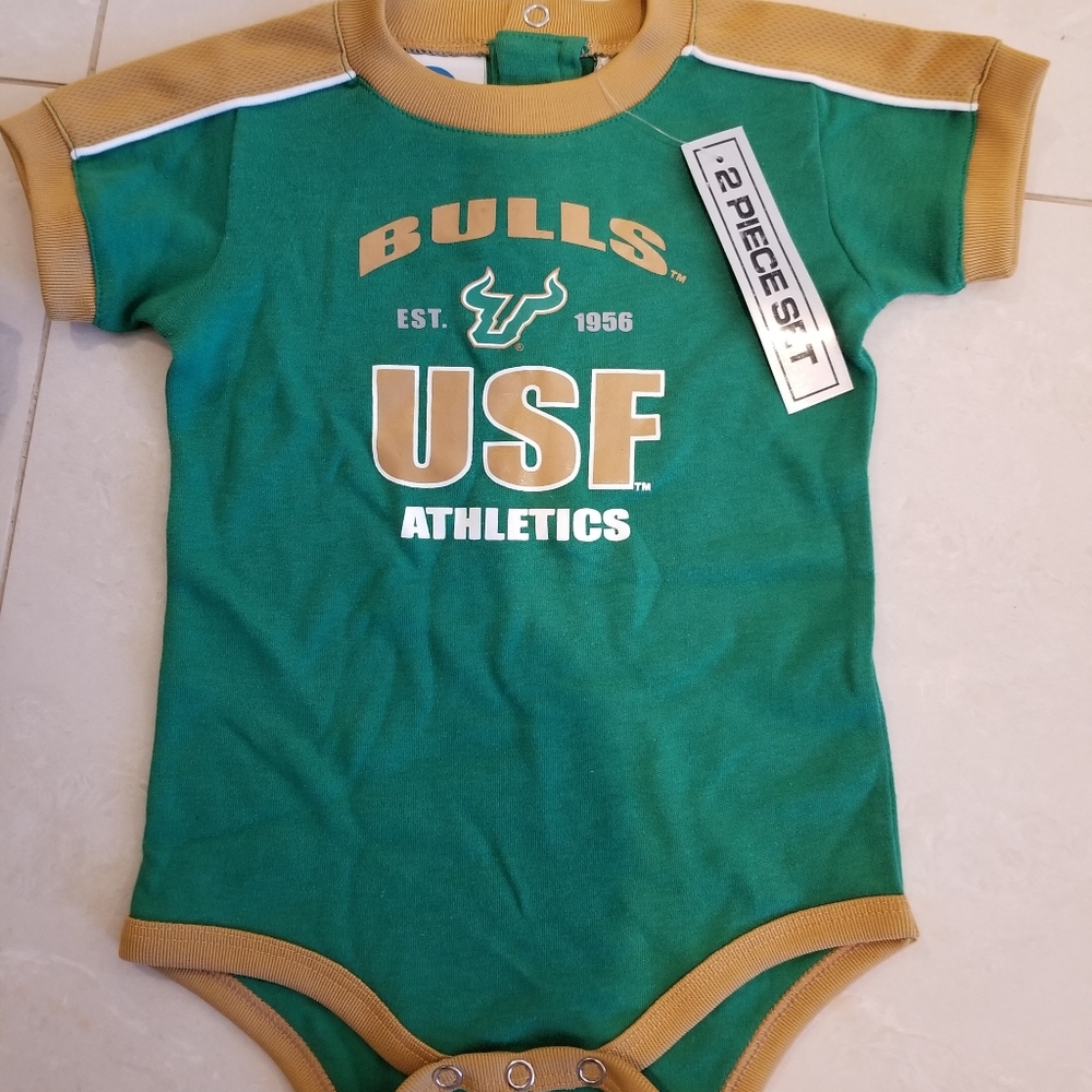 USF Bulls 6-9 months onesie